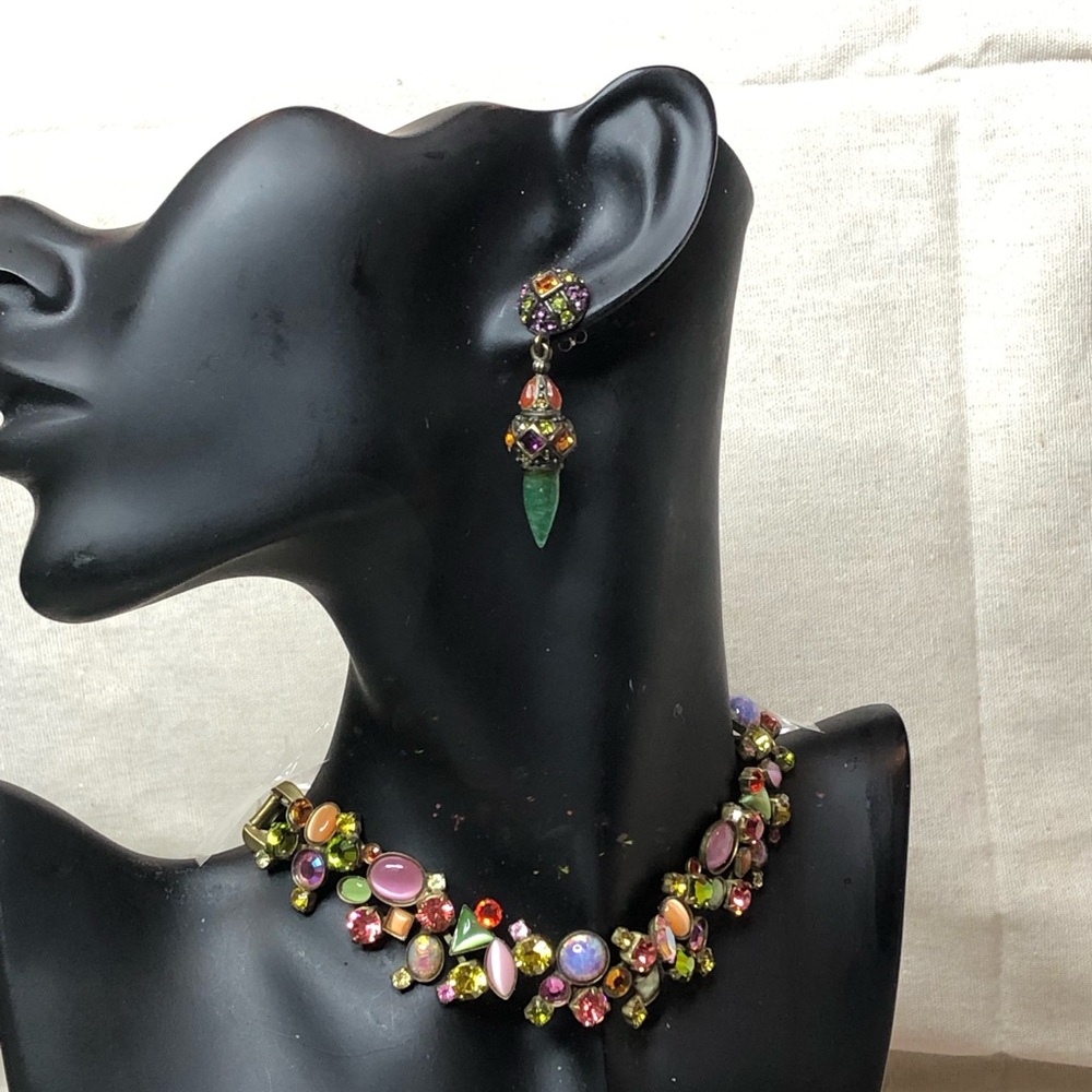 HEIDI DAUS Elegant Multicolor Drop Earrings - Picture 14 of 17